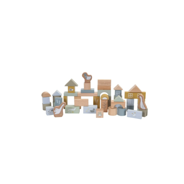 Blocchetti in Legno Azzurri - Little Dutch