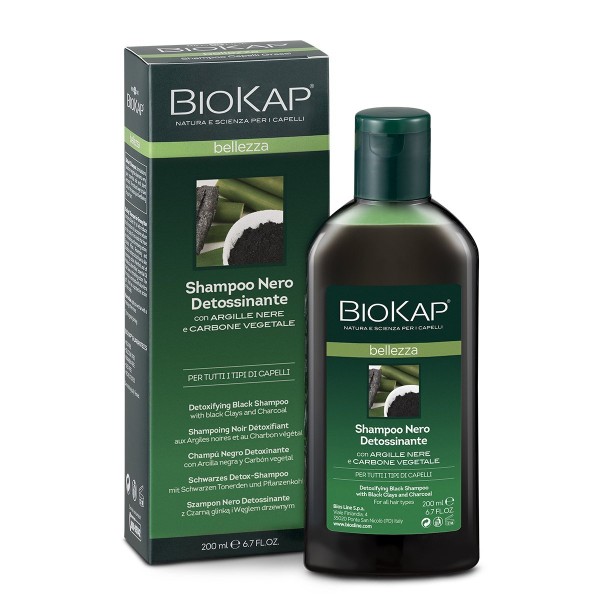SHAMPOO NERO DETOSSINANTE - Biokap