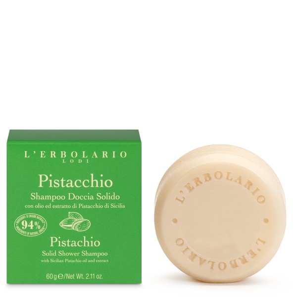 Shampoo Doccia Solido Pistacchio - Erbolario