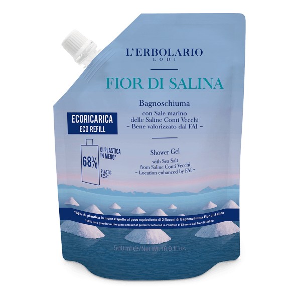 Ecoricarica Bagnoschiuma Fior di Salina - Erbolario