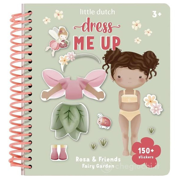 Libro con adesivi Dress Me Up Fatine - Little Dutch