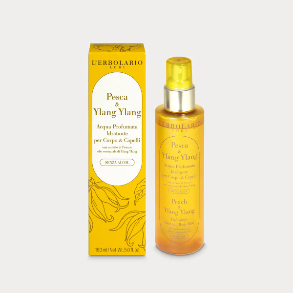 Acqua Profumata Idratante Pesca & Ylang Ylang - Erbolario