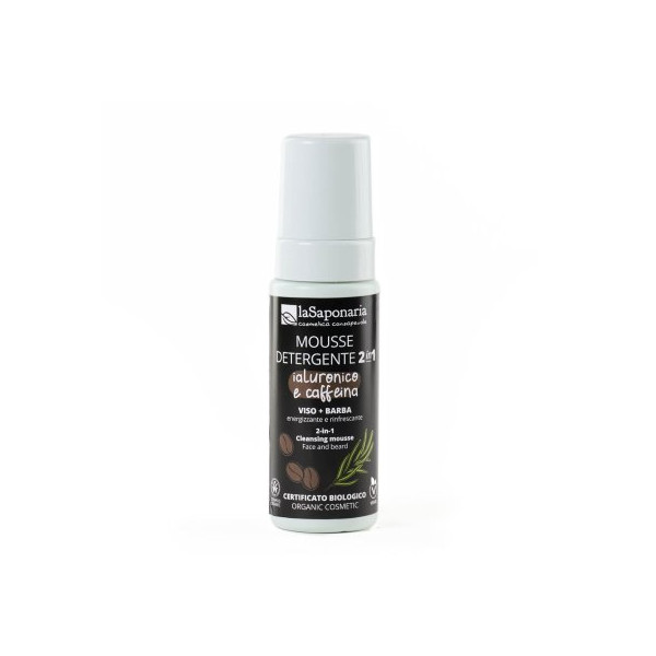Mousse detergente 2in1 viso e barba - La Saponaria