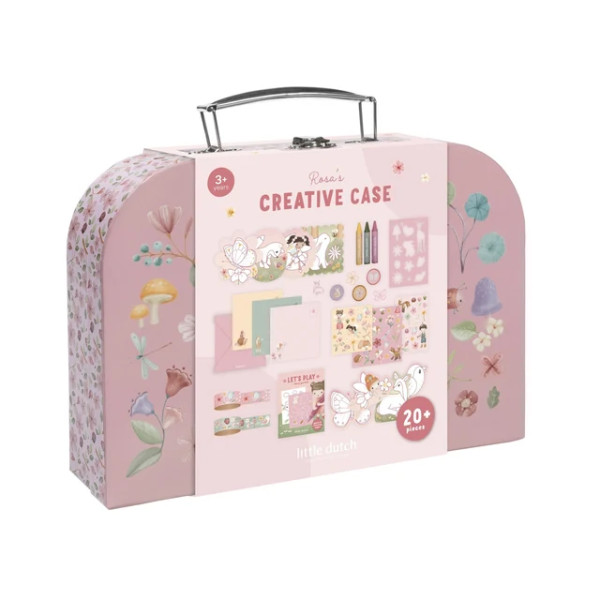 Valigetta creativa rosa - Little Dutch