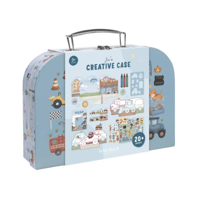 Valigetta creativa blu -...