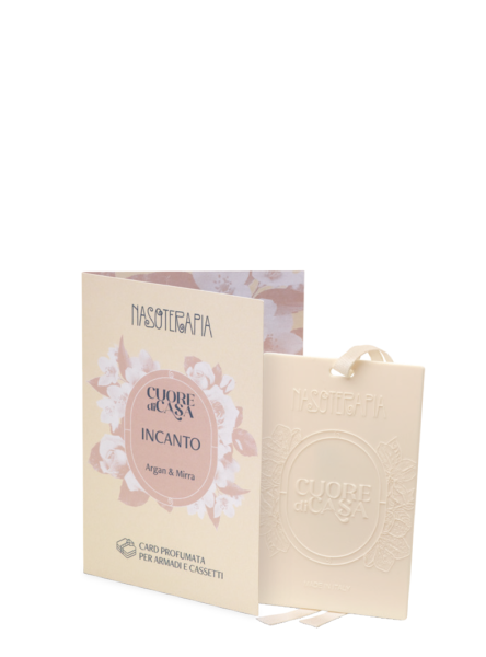 INCANTO Card profumata cuore di casa - Nasoterapia