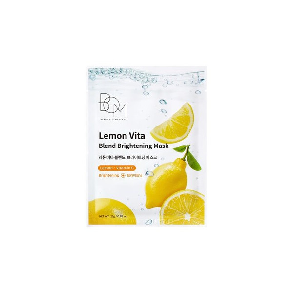Maschera singola Lemon brightening mask - BOM