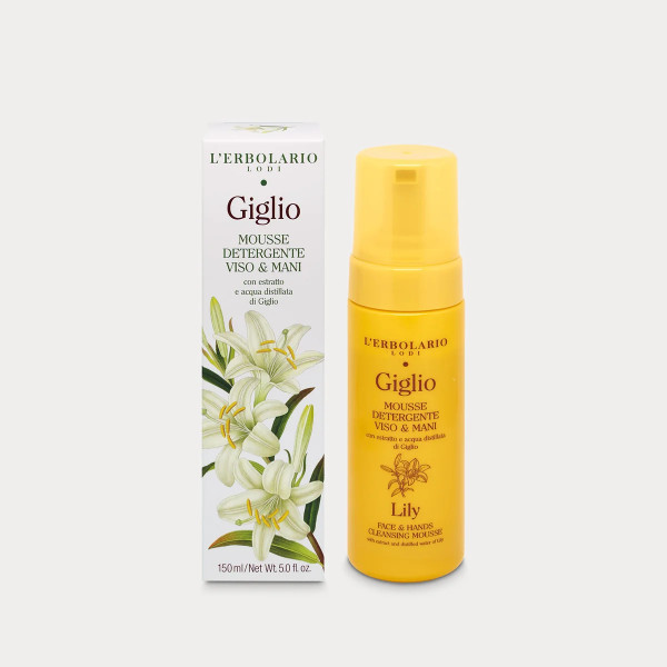Mousse Detergente Viso & Mani Giglio - Erbolario