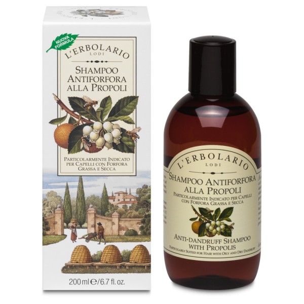 Shampoo Antiforfora alla Propoli - Erbolario